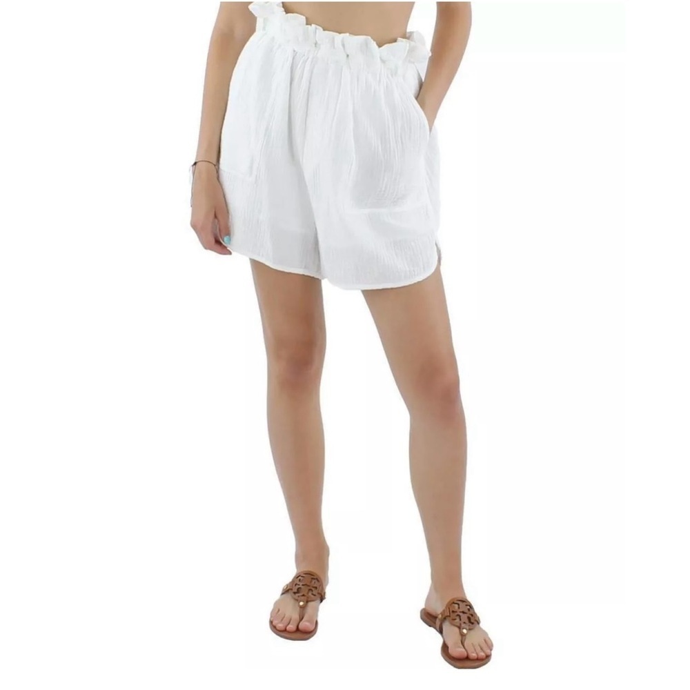 Splendid Women’s Ruffle White Shorts